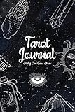 Tarot Journal Daily One Card Draw Tarot Diary Recording Interpreting Readings 200 Page Fill In 6x9 Star Notebook Blue Daily Tarot Card Reading Journal