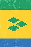 Saint Vincent And The Grenadines Flag Journal Blank Lined Notebook To Write In