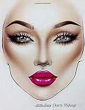 2019 Face Charts Makeup Matte Cover2019 Blank Face Chart Book Large 85x11