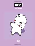 Bts Bt21 Rj Kpop Notebook Back To School Wide Ruled Composition Journal For Grade School Students