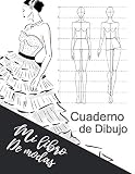 Cuaderno De Dibujo Mi Libro De Modas Cuaderno De Practica Para Dibujar Bocetos De Moda Para Nias Y Adolescentes 85 X 11 In