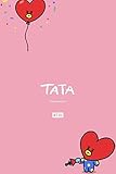 Kpop Bt21 Bts Tata Is V Taehyung Bias Oppa Notebook For Armys And Knetz Cute Red Heart Alien 6x9 Blank Lined College Ruled School Personal Journal For Girls