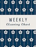 Weekly Cleaning Chart Flower Japan Cover Cleaning Routine Home Cleaning Household Chores List Cleaning Checklist