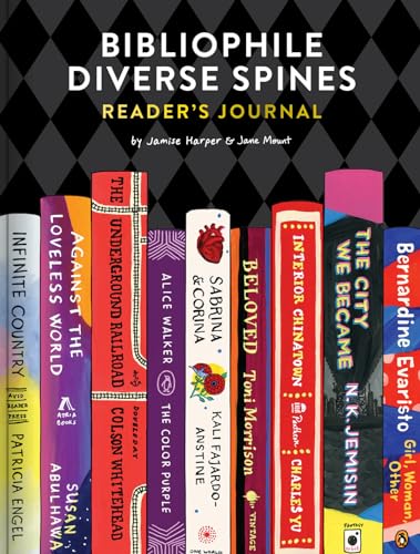 Cover of Bibliophile Diverse Spines Reader's Journal