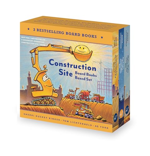 Construction Site Board Books Boxed Set (Goodnight Construction Site)