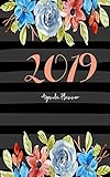 Agenda Planner 2019 Academic Planner Weekly Monthly Planner For Women And Calendar Schedule Organizer With Flower Cover