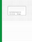 Dual Notebook Graph Line 85x11 Inch 100 Pages Book Half Lined And Half Graph 5x5 On Same Page Coordinate Grid Squared Math Paper Diary Journal Organizer To Get Creative
