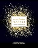 2019 2020 Academic Planner 12 Months July 2019 June 2020 52 Simple Weekly Spreads For Successful Time Management Large Paperback Dated Modern Black Gold Lined Schedule Book