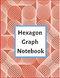 Hexagon Graph Notebook Hexagonal Graph Paper Notebook Large Print 85 X 11 Inches 14 Inch Hexagons