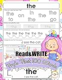 Read And Write Frys First 100 Words With 100 Sight Word Mini Books Write And Learn High Frequency Word Practice Pages That Are Key To Reading Success Unicorn Style