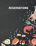 Reservations Reservation Book For Restaurant 2019 365 Day Guest Booking Diary Hostess Table Log Journal Seafood