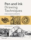 Pen and Ink Drawing Techniques: Steps, subjects & prompts