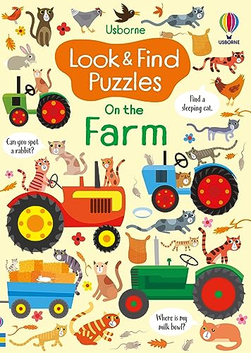 Cover of Look and Find Puzzles on the Farm