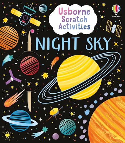 Cover of Usborne Scratch Activities Night Sky