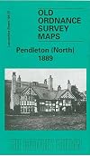 Pendleton (North) 1889: Lancashire Sheet 104.01 (Old Ordnance Survey Maps of Lancashire)
