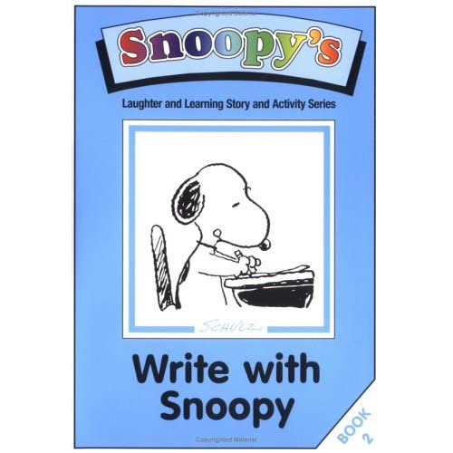 Write with Snoopy book cover