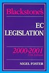 Blackstone's EC Legislation 2000-2001