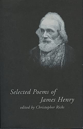 Selected Poems of Henry James book cover