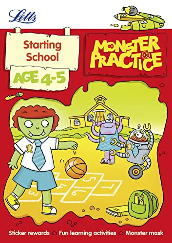 Cover of Letts Monster Practice e Starting School Age 4-5