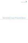 Critique of Economic Reason (Radical Thinkers)