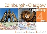 Edinburgh Glasgow Popout Map Popout Maps