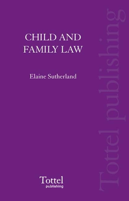 Cover of Child and Family Law