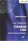 Core Statutes on Criminal Law (2006 - 2007)