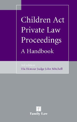 Cover of Children Act private law proceedings