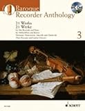 Baroque Recorder Anthology Volume 3 21 Works For Alto Treble Recorder And Piano