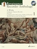 Renaissance Recorder Anthology Volume 1 32 Pieces For Sopranodescant Recorder And Piano