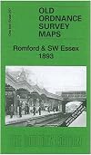 Romford & SW Essex 1893: One Inch Sheet 257 (Old Ordnance Survey Maps - Inch to the Mile)