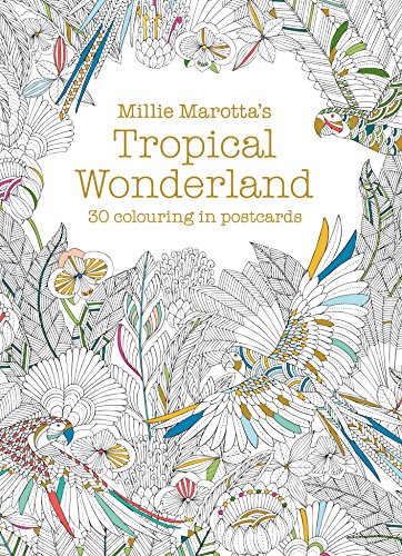 Millie Marotta's Tropical Wonderland Postcard Book cover