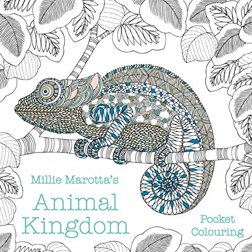 Millie Marotta's Animal Kingdom Pocket Colouring book cover