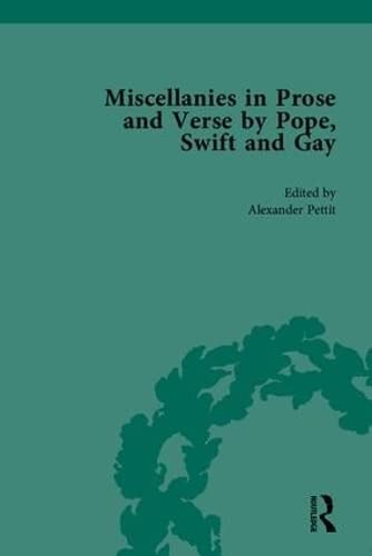 Miscellanies in Prose and Verse by Pope, Swift and Gay book cover