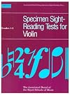 Specimen Sight-Reading Tests for Violin, Grades 1-5