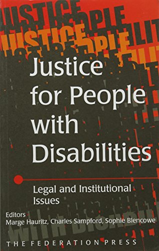 Cover of Justice for people with disabilities