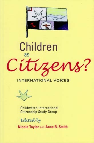 Cover of Children as citizens?