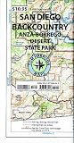 Recreation Map Of The San Diego Backcountry Waterproof Synthetic Paper Tom Harrison Maps