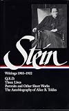 Stein: Writings 1903-1932: 1903-1932, volume 1 (Library of America)