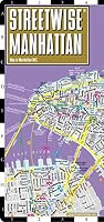 Streetwise Manhattan Map - Laminated City Street Map of Manhattan, New York - Folding pocket size travel map with subway map, bus map