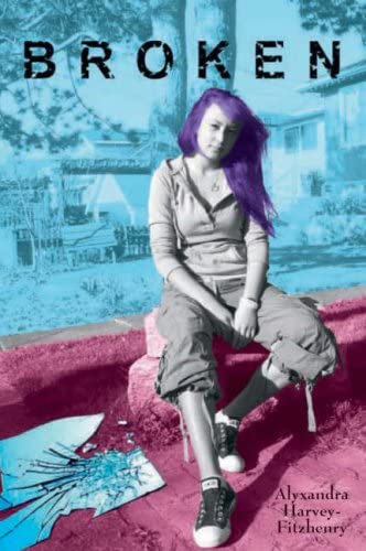 Broken book cover