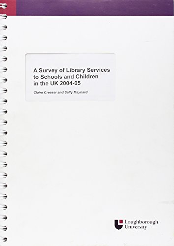 Cover of A survey of library services to schools and children in the UK 2004-05