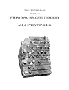 The Proceedings Of The 11th International Humanities Conference: All & Everything 2006