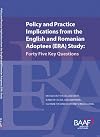 Policy and Practice Implications from the English and Romanian Adoptees (ERA) Study