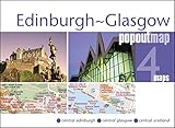 Edinburgh And Glasgow Popout Map Popout Maps