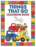Things That Go Colouring Book With The Learning Bugs Fun Childrens Colouring Book For Toddlers Kids Ages 38 With 50 Pages To Colour Learn About Cars Trucks Tractors Trains Planes More