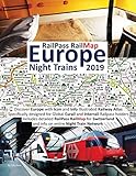 Railpass Railmap Europe Night Trains 2019 Discover Europe With Icon And Info Illustrated Railway Atlas Specifically Designed For Global Eurail And Interrail Railpass Holders