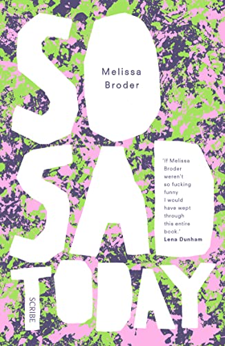 So Sad Today book cover
