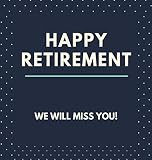 Happy Retirement Guest Book Hardcover Guestbook For Retirement Message Book Memory Book Keepsake Retirment Book To Sign