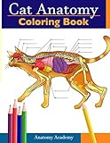 Cat Anatomy Coloring Book: Incredibly Detailed Self-Test Feline Anatomy Color workbook | Perfect Gift for Veterinary Students, Cat Lovers & Adults